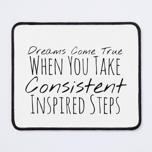 Item preview, Dreams Come True When You Take Consistent Inspired Steps – Manifestation Affirmation designed and sold by Camila  Ardila.