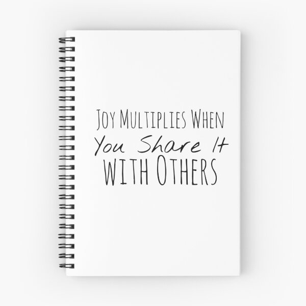 Item preview, Joy Multiplies When You Share It with Others – Happiness Affirmation designed and sold by Camila  Ardila.