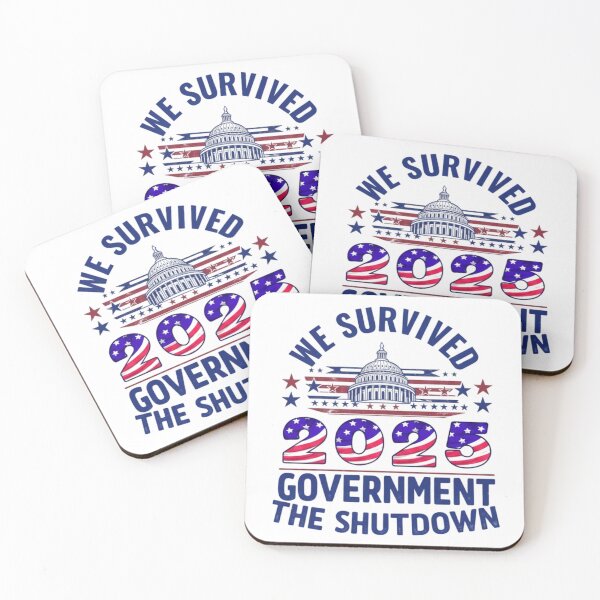 Item preview, I Survived the 2025 Government Shutdown – Vintage Political Humor  designed and sold by Valascanza.
