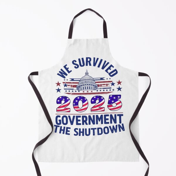 Item preview, I Survived the 2025 Government Shutdown – Vintage Political Humor designed and sold by Valascanza.