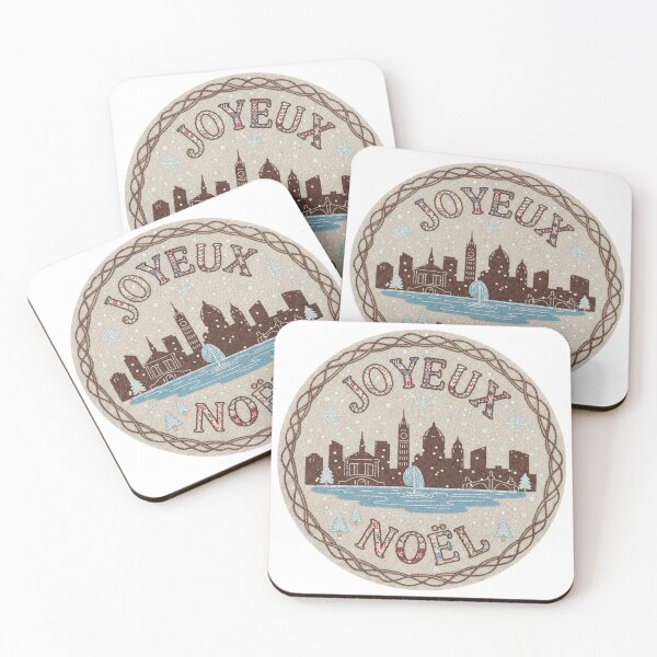 Item preview, Geneva Joyeux Noël Elegant Swiss Textile Xmas Patch designed and sold by Imaginarium of Chaos falcon88 .