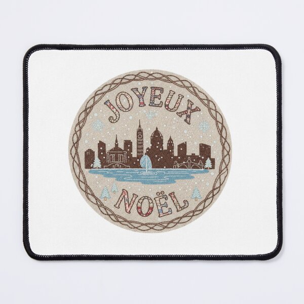 Item preview, Geneva Joyeux Noël Elegant Swiss Textile Xmas Patch designed and sold by Imaginarium of Chaos falcon88 .