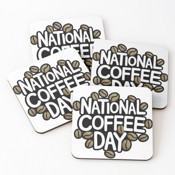 Item preview, National Coffee Day Celebration designed and sold by Valascanza.