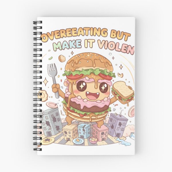 Item preview, Overeating But Make It Violent – Buffet Kaiju Kawaii Monster designed and sold by Snackwear Apparel.