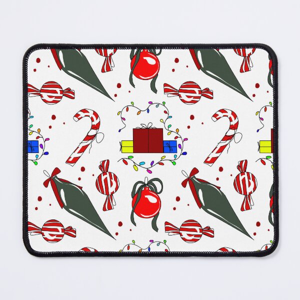 Item preview, Christmas Candy Seamless Pattern, Holiday Sweets Background, CandyCane & Gift designed and sold by dreamseller88.