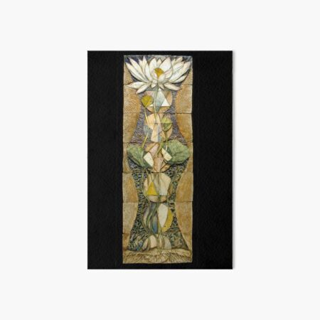 Lotus I: sacred geometry Art Board Print
