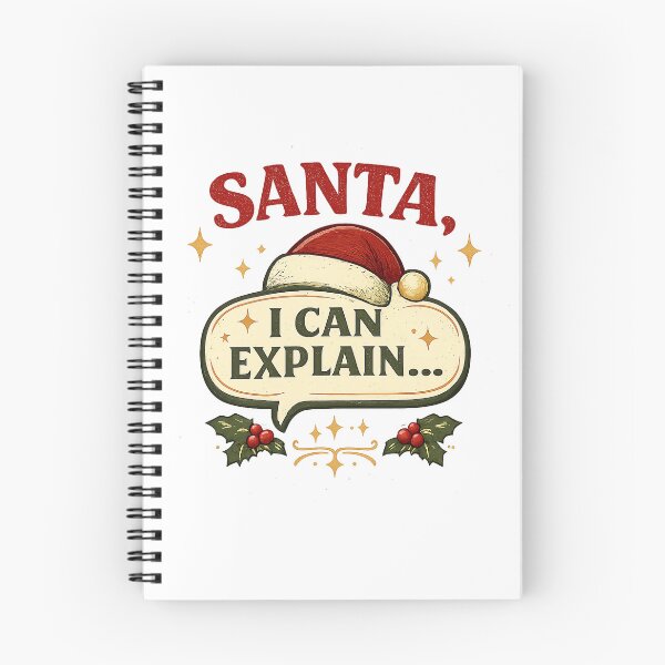 Item preview, Santa, I Can Explain… - Funny Vintage Christmas Design designed and sold by Work Life Tees.