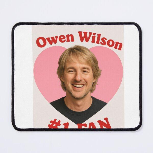 Item preview, Owen wilson number 1 fan fans love birthday funny prank meme gift weird designed and sold by CheeseBlueprint.