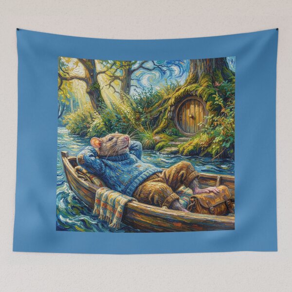 Artikelvorschau, Herumalbern in Booten mit Van Gogh entworfen und verkauft von Tridentulus.
