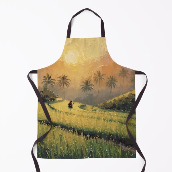 Item preview, Bali Golden Rice Fields Sunrise designed and sold by RkskArt.