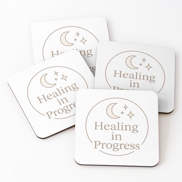 Item preview, Healing in Progress – Minimal Self Care Aesthetic Design designed and sold by NitkiStudio.