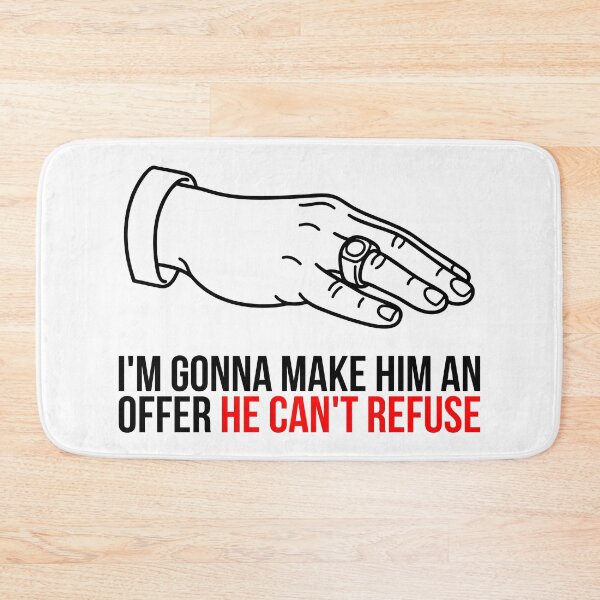 Item preview, I’m Gonna Make Him an Offer He Can’t Refuse – Don Vito Quote Art designed and sold by inaveed.