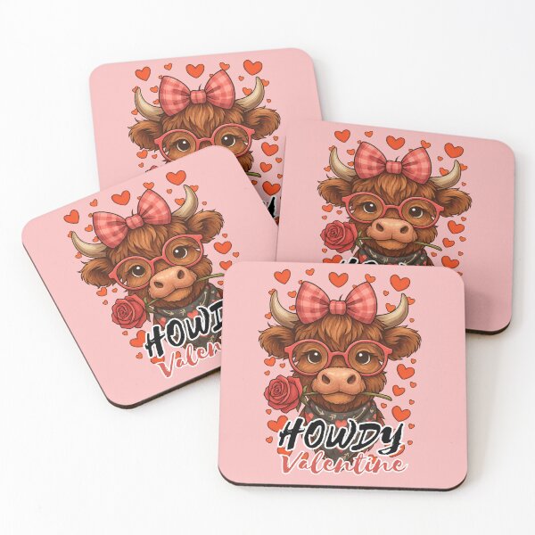 Item preview, Howdy Valentine Cute Cow designed and sold by BreezifyDesignStudio.