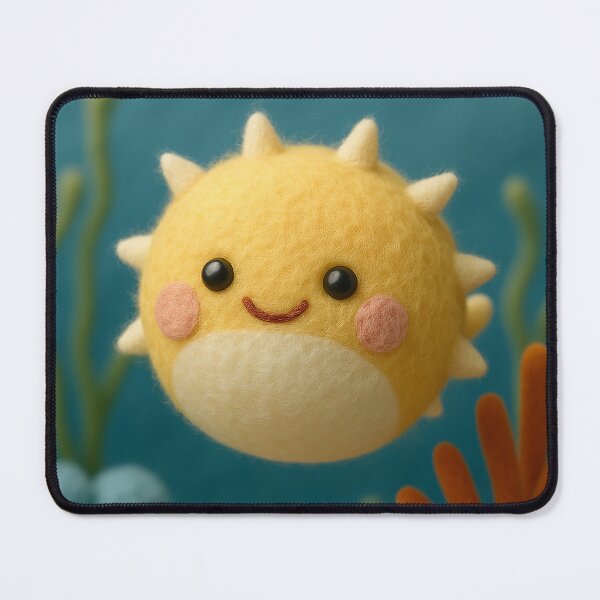 Item preview, Sunny the Puffer Fish of Cuddlefish Cove designed and sold by CuddleFish Creations.