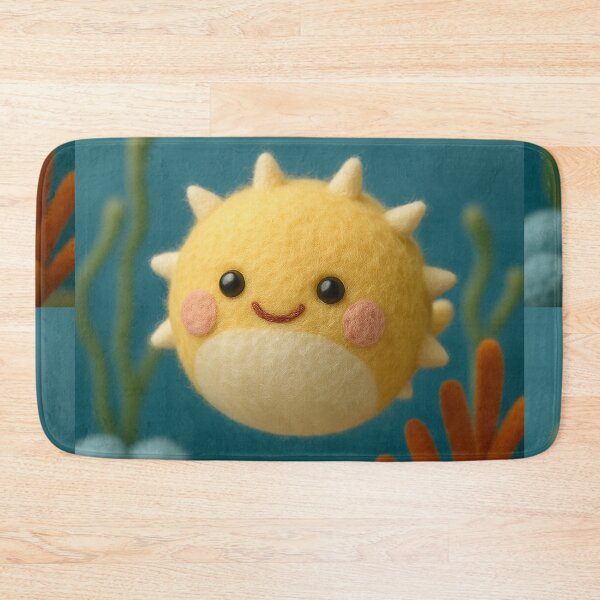Item preview, Sunny the Puffer Fish of Cuddlefish Cove  designed and sold by CuddleFish Creations.