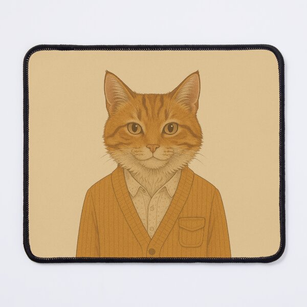 Item preview, THE GENTLE GINGER CAT designed and sold by TheWonkyEaselCo.
