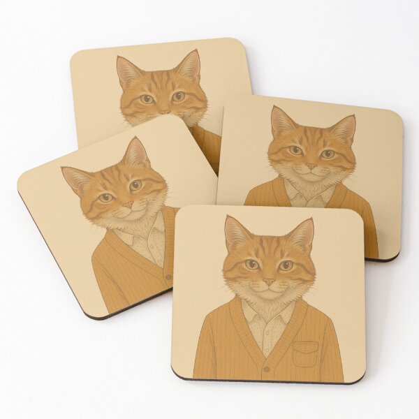 Item preview, THE GENTLE GINGER CAT designed and sold by TheWonkyEaselCo.