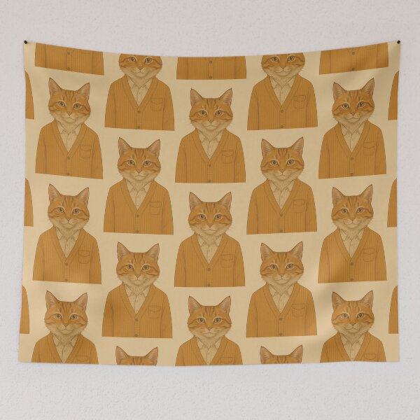 Item preview, THE GENTLE GINGER CAT designed and sold by TheWonkyEaselCo.