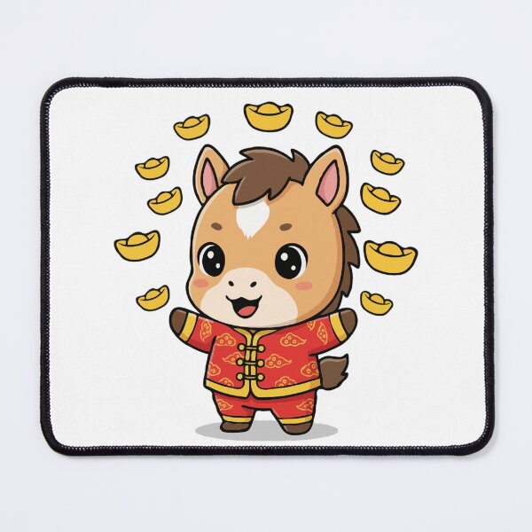 Item preview, Cute Year of the Horse Cartoon | Traditional Zodiac Horse designed and sold by The Real Life Symphony.