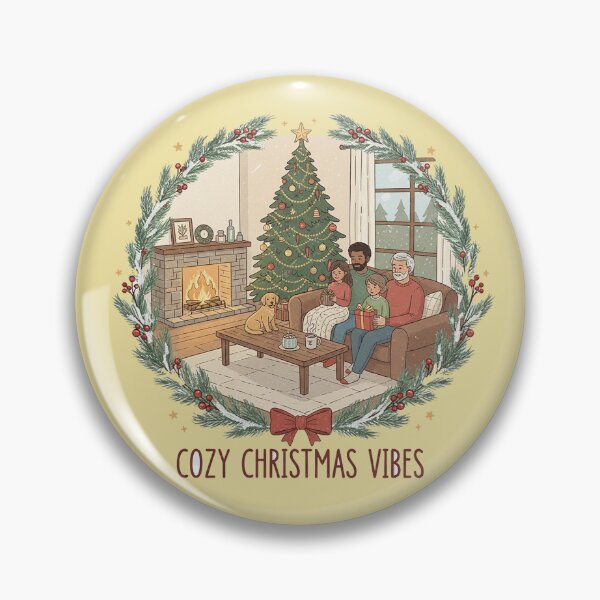 Item preview, Warm Cozy Christmas Scene designed and sold by ShopJossDarrow.