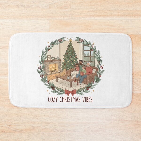 Item preview, Warm Cozy Christmas Scene designed and sold by ShopJossDarrow.