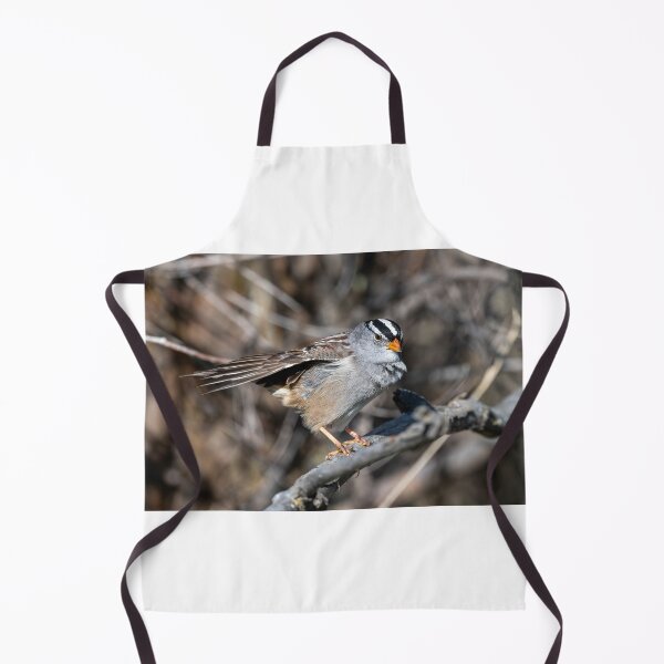 Item preview, White Crowned Sparrow Preen designed and sold by DawsonImages.