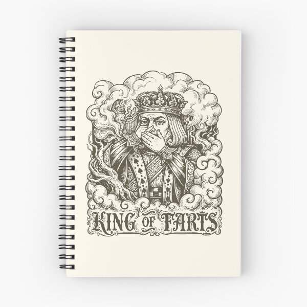 Item preview, King Of Farts Funny Medieval Vintage Farting designed and sold by Y-Vibes.