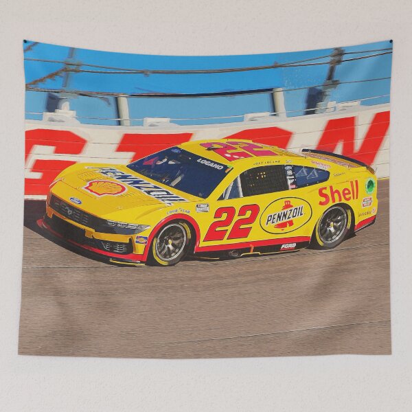 Item preview, Joey Logano racing his 2025 Nascar Cupcar watercolor designed and sold by Rodissimus1984.