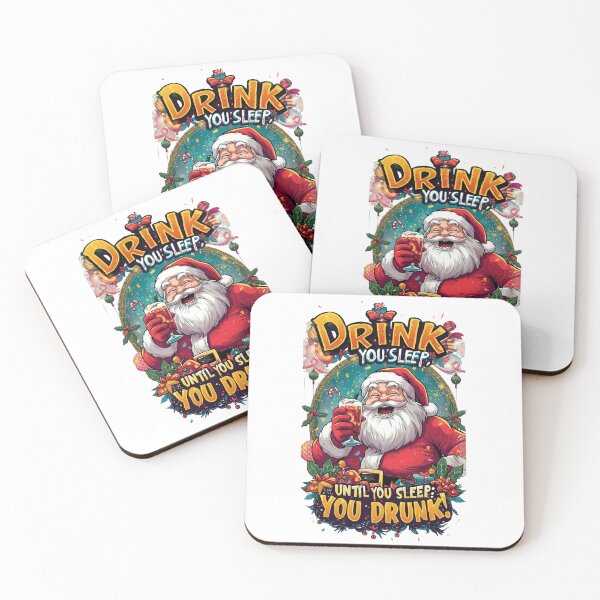 Item preview, FUNNY SANTA CLAUS DRINK UNTIL YOU SLEEP YOU DRUNK 2026 designed and sold by معكوسة..