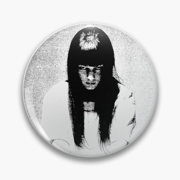 Item preview, Heavy contrast, grainy texture of haunting monochrome portrait of a mysterious female figure designed and sold by grande76.