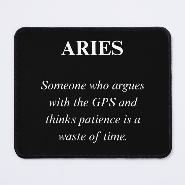 Item preview, Funny Aries Definition - Sarcastic Zodiac Typography designed and sold by JonyDG.