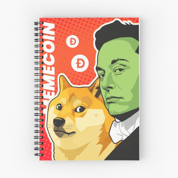 Item preview, Elon Musk Dogecoin Meme King Pop Art | MEMECOIN (Doge Army HODL - To The Moon Solana Meme Art) designed and sold by FashionTraders.