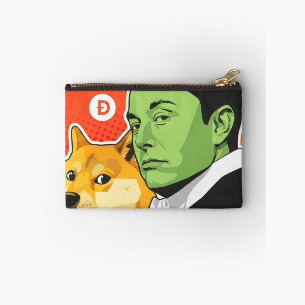 Item preview, Elon Musk Dogecoin Meme King Pop Art | MEMECOIN (Doge Army HODL - To The Moon Solana Meme Art) designed and sold by FashionTraders.