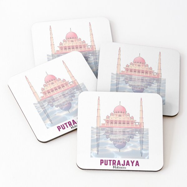 Item preview, Putra Mosque Putrajaya - The Pink Mosque Malaysia Art designed and sold by Digital Dreams Arts.