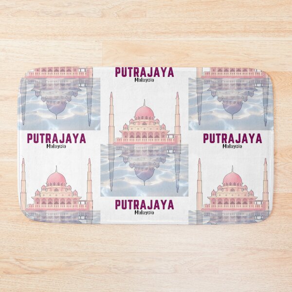 Item preview, Putra Mosque Putrajaya - The Pink Mosque Malaysia Art designed and sold by Digital Dreams Arts.