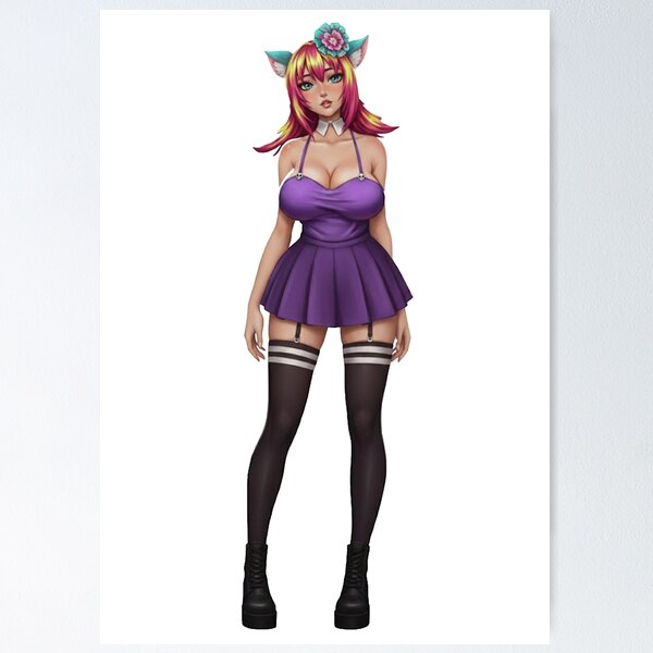 Item preview, Pink-Haired Kemonomimi Girl designed and sold by ekraart.