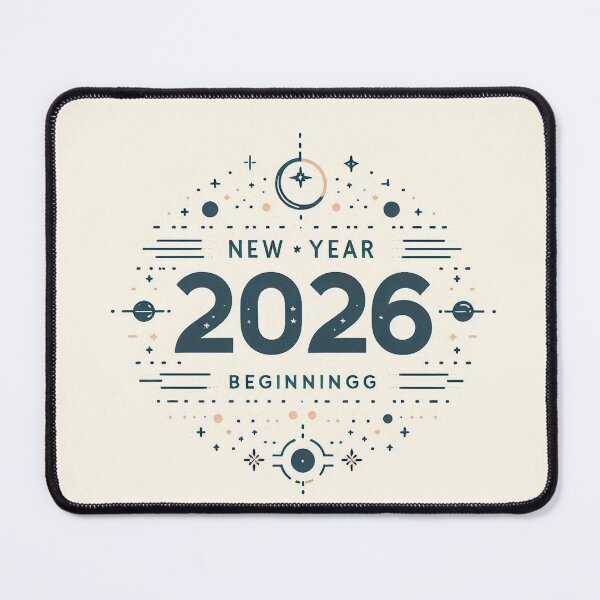 Item preview, New Year 2026 – New Beginnings Minimal Typography Design designed and sold by DesignPro4y.