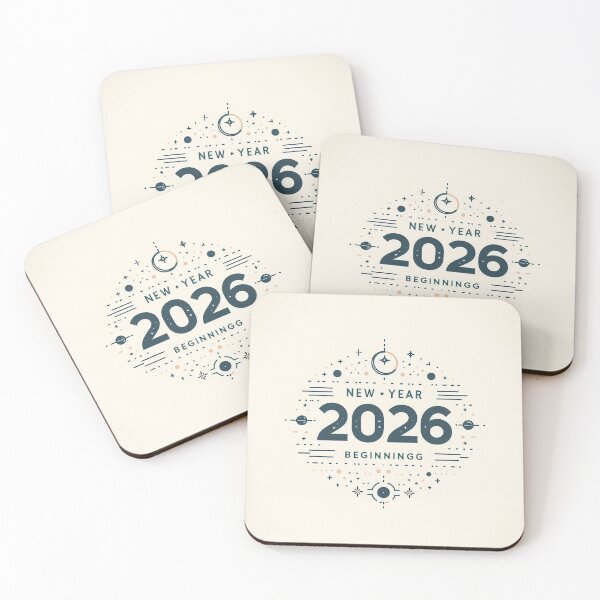 Item preview, New Year 2026 – New Beginnings Minimal Typography Design designed and sold by DesignPro4y.