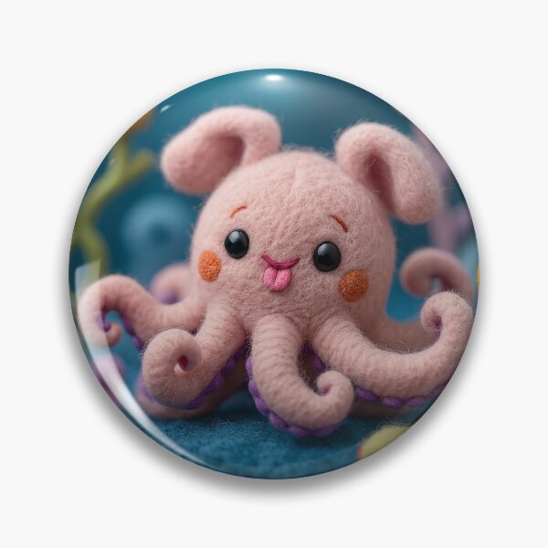 Item preview, Dinky The Dumbo Octopus of CuddleFish Cove  designed and sold by CuddleFish Creations.