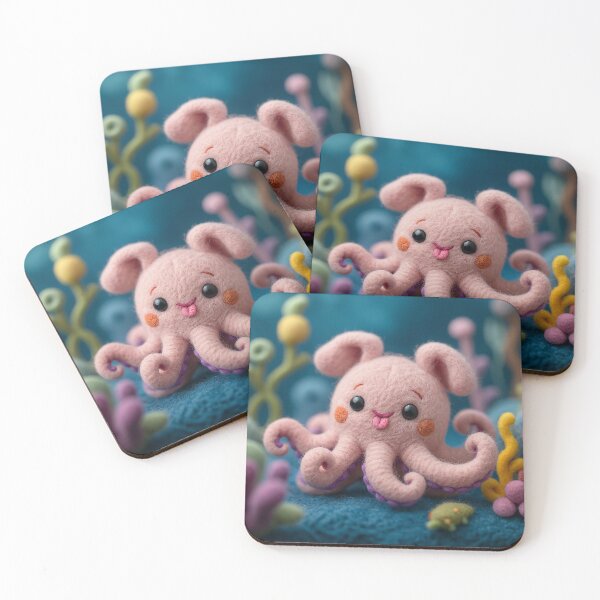 Item preview, Dinky The Dumbo Octopus of CuddleFish Cove  designed and sold by CuddleFish Creations.