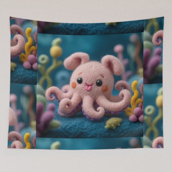 Item preview, Dinky The Dumbo Octopus of CuddleFish Cove  designed and sold by CuddleFish Creations.