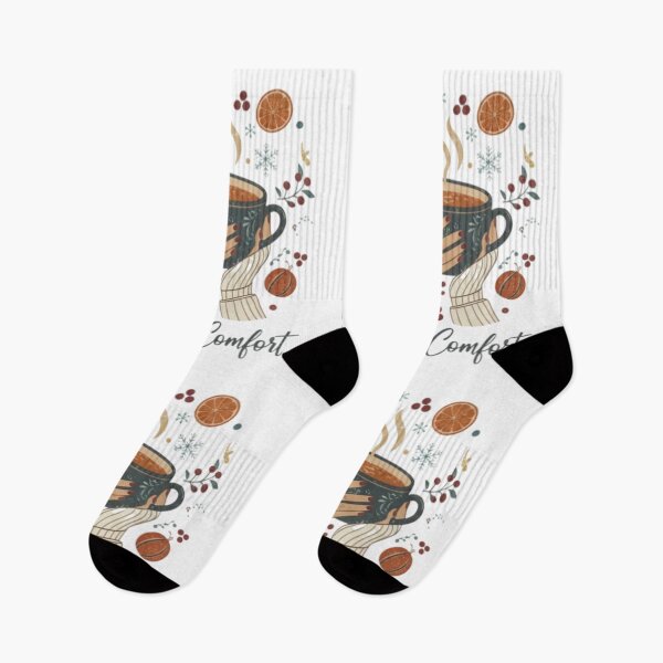 Item preview, Vintage Cozy Winter Comfort Design | Hot Chocolate Lover & Snowflakes Art | Cottagecore Aesthetic for Women designed and sold by musabadam2013.