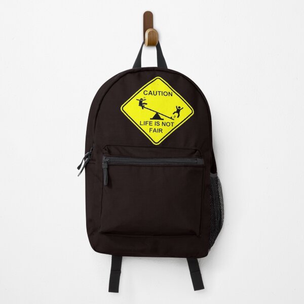 Item preview, seesaw caution sign life not fair logo designed and sold by VWscout2.