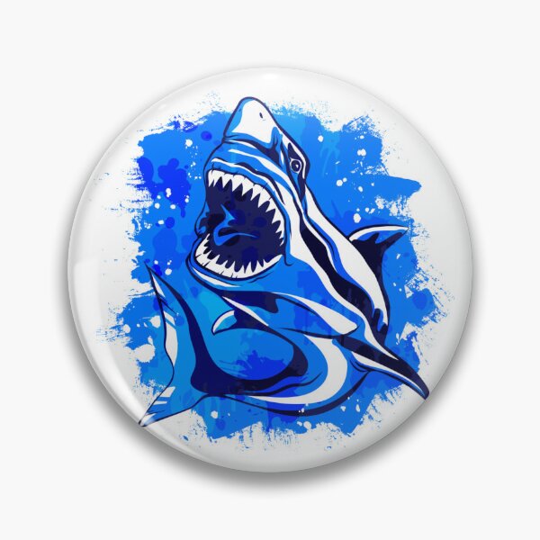Item preview, Aggressive Shark Fierce Ocean Predator designed and sold by Oniyasha.