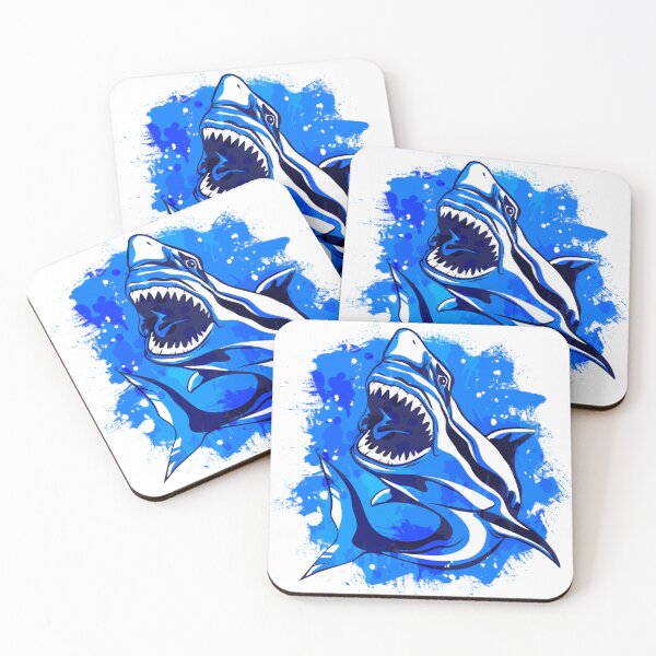 Item preview, Aggressive Shark Fierce Ocean Predator designed and sold by Oniyasha.