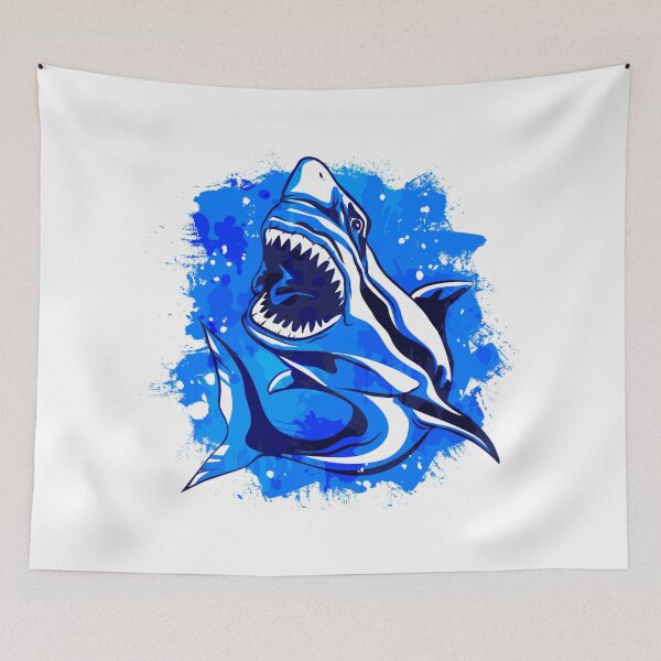 Item preview, Aggressive Shark Fierce Ocean Predator designed and sold by Oniyasha.