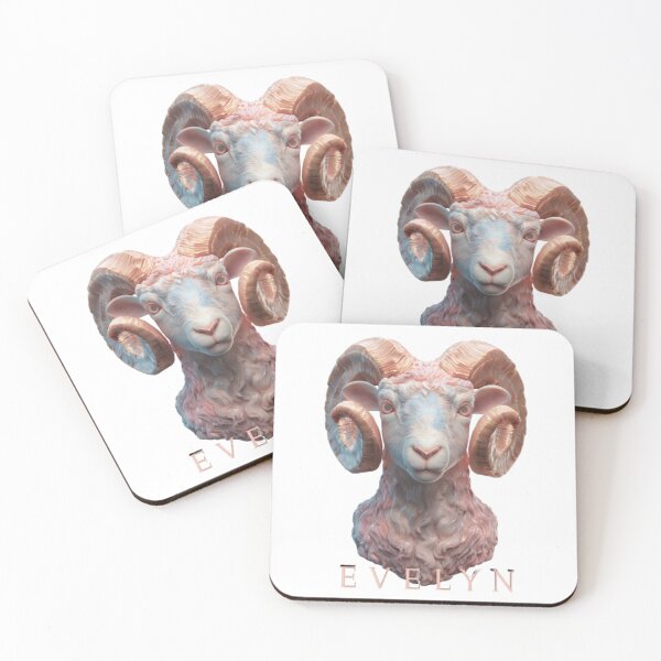 Item preview, Evelyn, the Aries Celestial Ram designed and sold by AlexLineArt.
