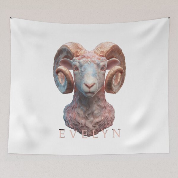 Item preview, Evelyn, the Aries Celestial Ram designed and sold by AlexLineArt.