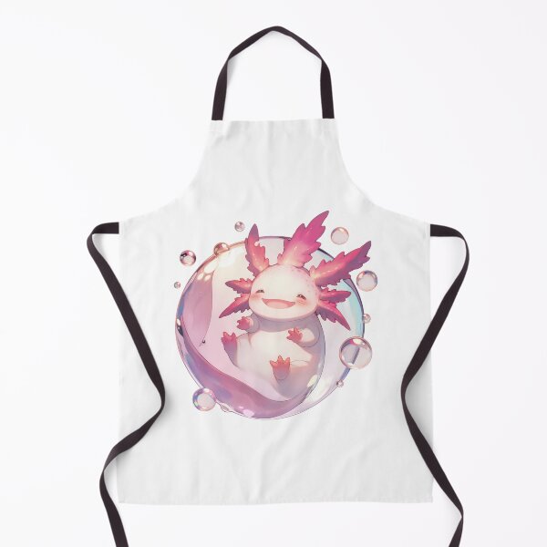 Item preview, Cute happy axolotl bubbles designed and sold by SMARTKIT DESIGNAGENCY.