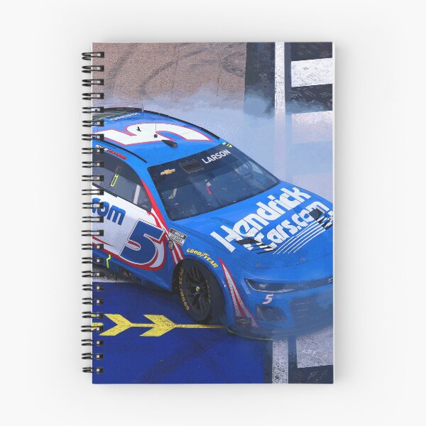 Item preview, Kyle Larson doing donuts on the finish line to celebrate his victory in his 2025 Nascar Cupcar abstract designed and sold by Rodissimus1984.
